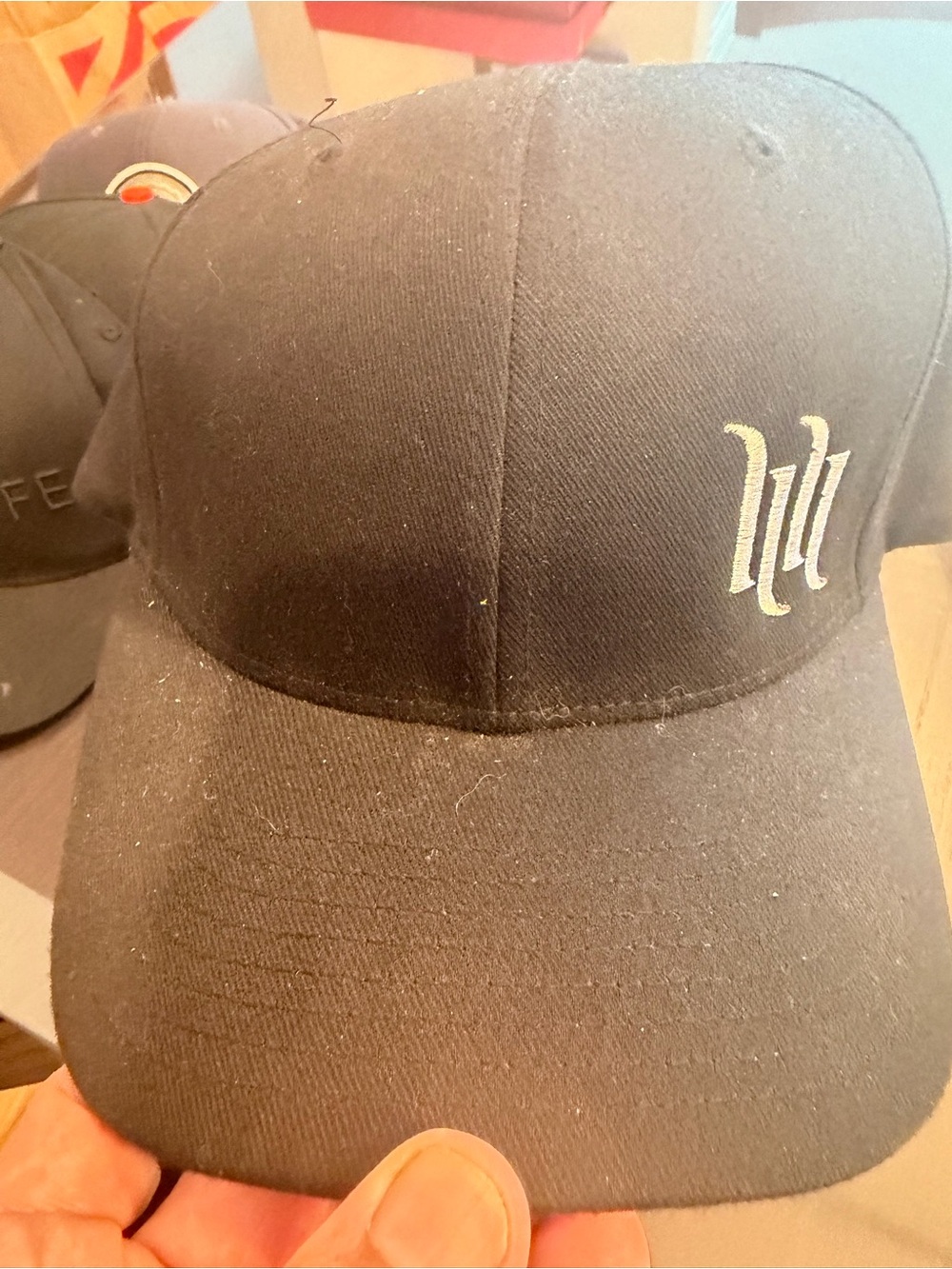Vintage Hart and Huntington Flexfit  Black Baseball Cap